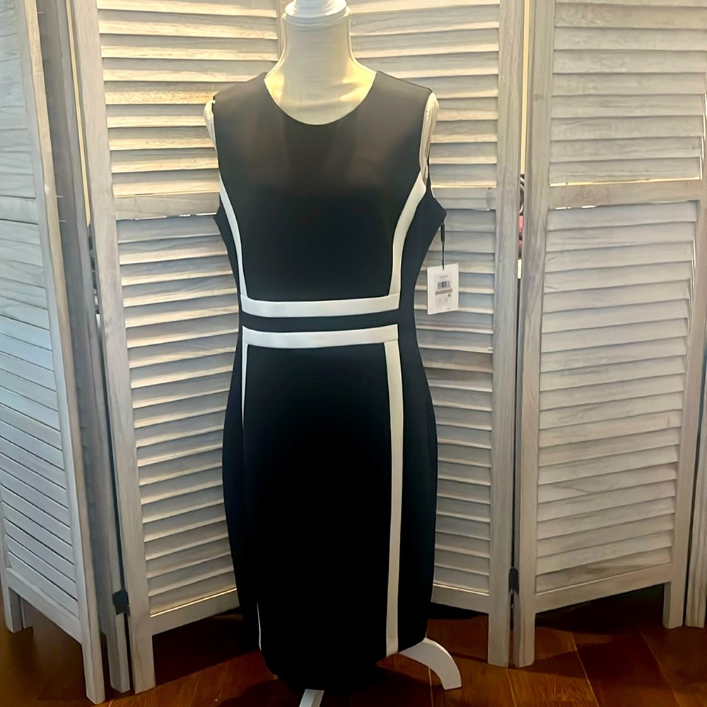 NWT Calvin Klein Black Business Casual Dress!